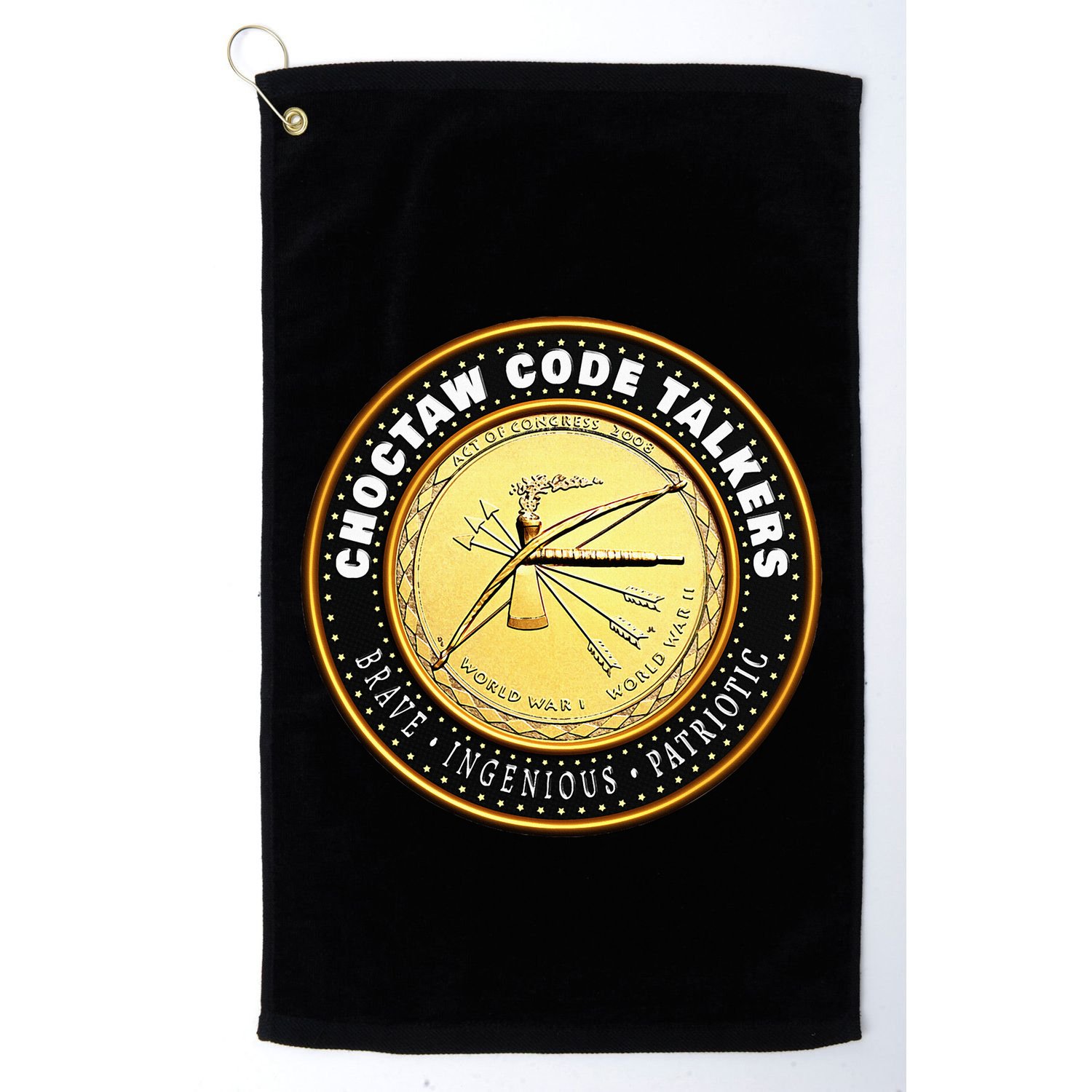 Choctaw Nation Code Talkers Homage For Heritage Supporters Golf Towel