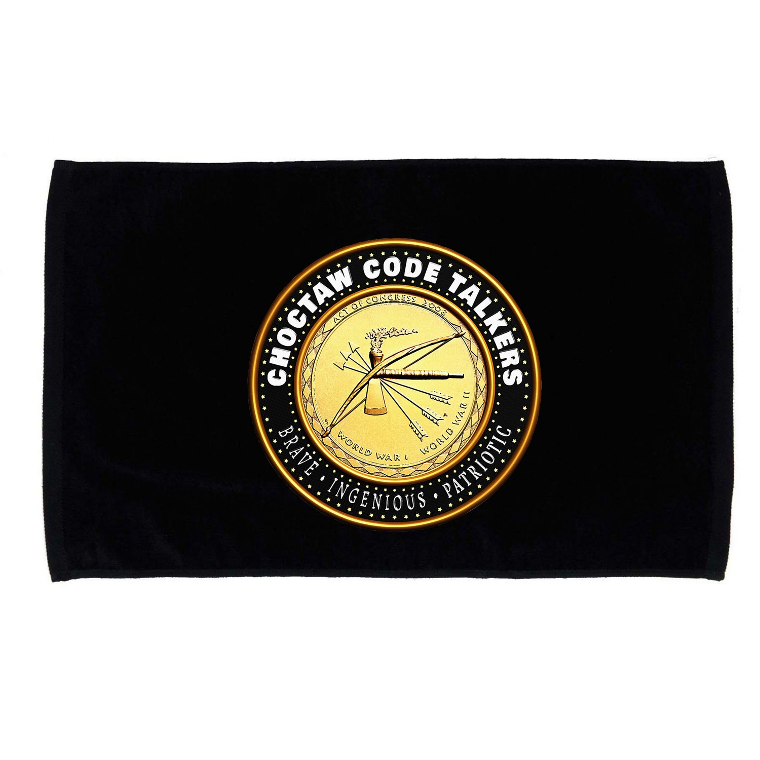 Choctaw Nation Code Talkers Homage For Heritage Supporters Microfiber Hand Towel