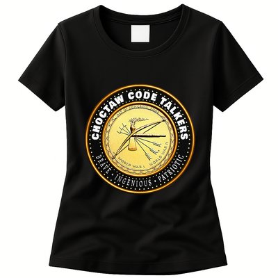 Choctaw Nation Code Talkers Homage For Heritage Supporters Womens T-Shirt