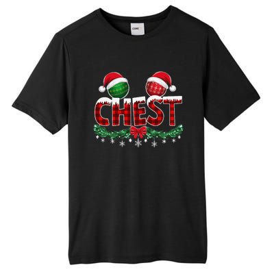 Chest Nuts Christmas Funny Matching Couple Chestnuts Xmas Tall Fusion ChromaSoft Performance T-Shirt