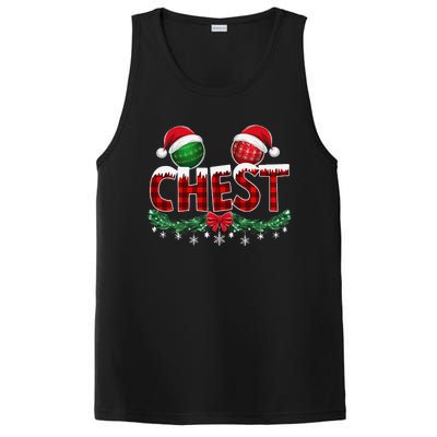 Chest Nuts Christmas Funny Matching Couple Chestnuts Xmas PosiCharge Competitor Tank