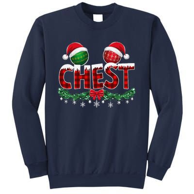 Chest Nuts Christmas Funny Matching Couple Chestnuts Xmas Sweatshirt