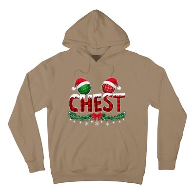 Chest Nuts Christmas Funny Matching Couple Chestnuts Xmas Hoodie