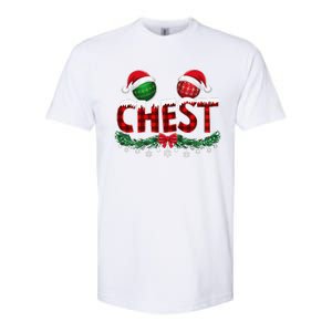 Chest Nuts Christmas Funny Matching Couple Chestnuts Xmas Softstyle CVC T-Shirt