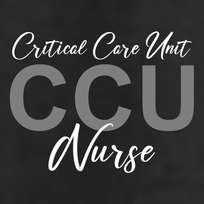 CCU Nurse Critical Care Unit Nursing 25L Jumbo Tote