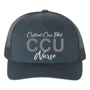 CCU Nurse Critical Care Unit Nursing Yupoong Adult 5-Panel Trucker Hat