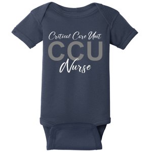 CCU Nurse Critical Care Unit Nursing Baby Bodysuit