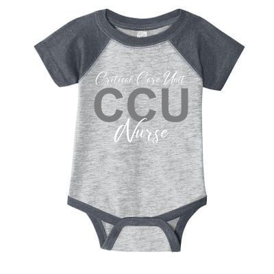 CCU Nurse Critical Care Unit Nursing Infant Baby Jersey Bodysuit