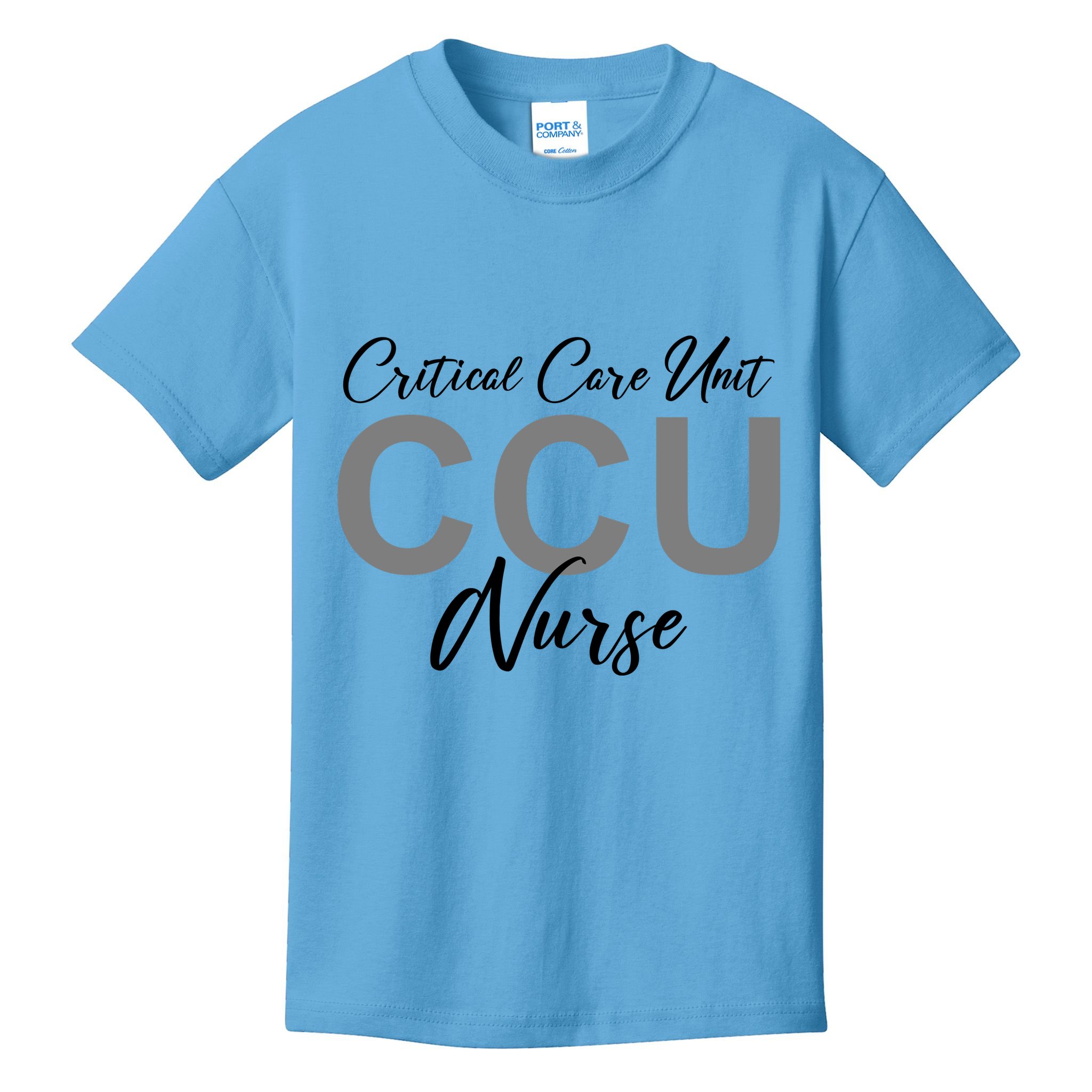 CCU Nurse Critical Care Unit Nursing Kids T-Shirt