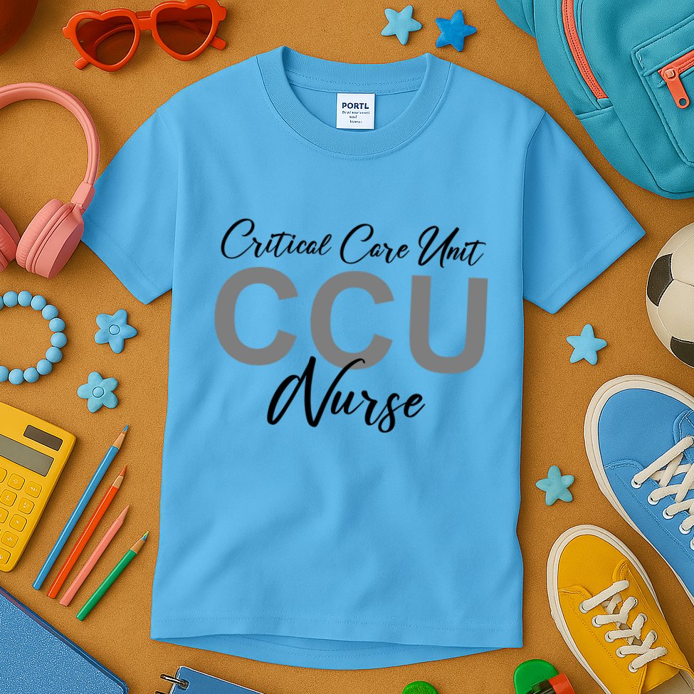 CCU Nurse Critical Care Unit Nursing Kids T-Shirt