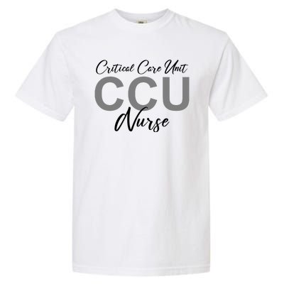 CCU Nurse Critical Care Unit Nursing Garment-Dyed Heavyweight T-Shirt