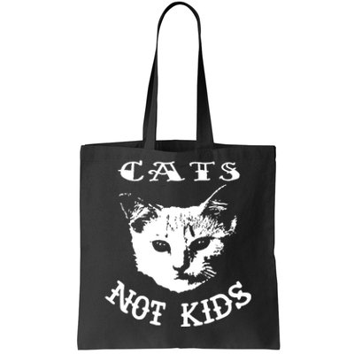 Cats Not Children Tote Bag