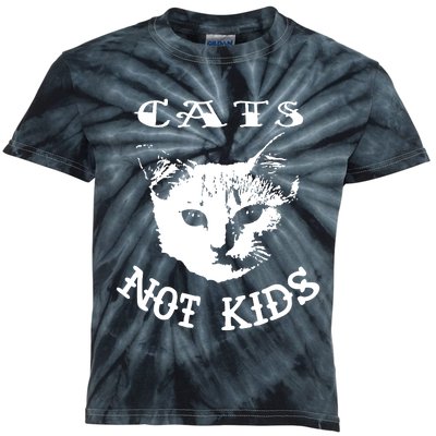 Cats Not Children Kids Tie-Dye T-Shirt