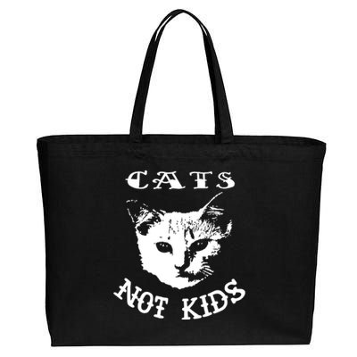 Cats Not Children Cotton Canvas Jumbo Tote