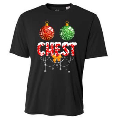 Chest Nuts Christmas  Matching Couple Chestnuts Cooling Performance Crew T-Shirt