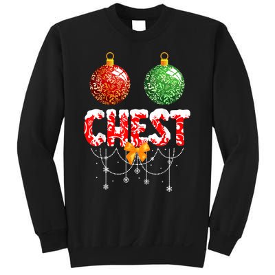 Chest Nuts Christmas  Matching Couple Chestnuts Sweatshirt