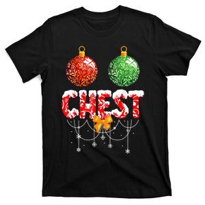 Chest Nuts Christmas  Matching Couple Chestnuts T-Shirt