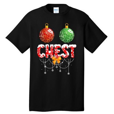 Chest Nuts Christmas  Matching Couple Chestnuts Tall T-Shirt