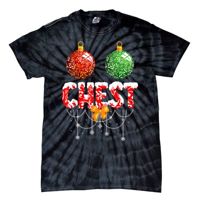 Chest Nuts Christmas  Matching Couple Chestnuts Tie-Dye T-Shirt