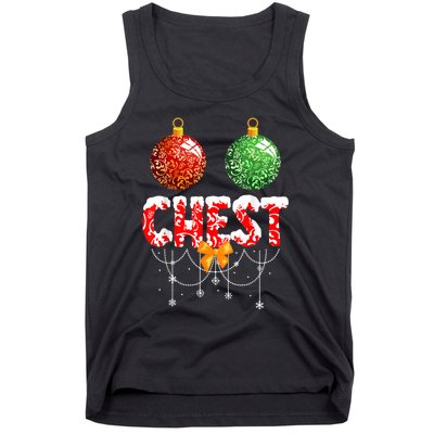 Chest Nuts Christmas  Matching Couple Chestnuts Tank Top