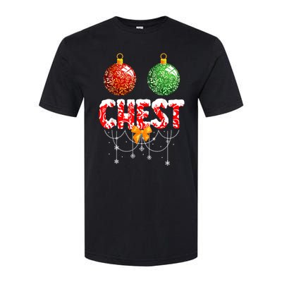 Chest Nuts Christmas  Matching Couple Chestnuts Softstyle CVC T-Shirt