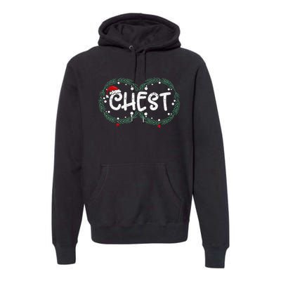 Chest Nuts Couple Christmas Pajama Chestnuts Xmas Gift  Premium Hoodie