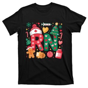 Cute Nurse Christmas Rn Nurses Xmas Pajamas Pjs Nurse Tank Top T-Shirt