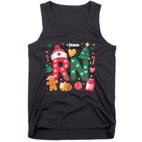 Cute Nurse Christmas Rn Nurses Xmas Pajamas Pjs Nurse Tank Top Tank Top