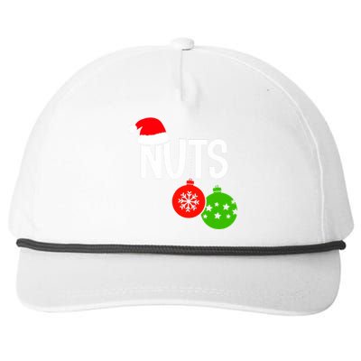 Chest Nuts Christmas Funny Matching Couple Chestnuts Snapback Five-Panel Rope Hat