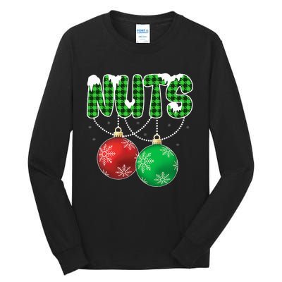 Chest Nuts Christmas Matching Couple Chestnuts Tall Long Sleeve T-Shirt