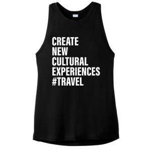 Create New Cultural Experiences Gift Ladies PosiCharge Tri-Blend Wicking Tank