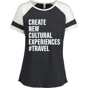 Create New Cultural Experiences Gift Enza Ladies Jersey Colorblock Tee