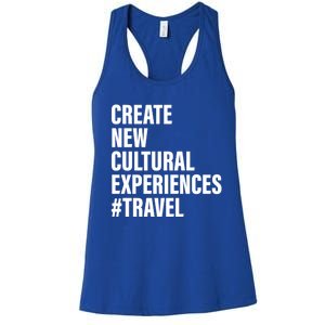 Create New Cultural Experiences Gift Women's Racerback Tank