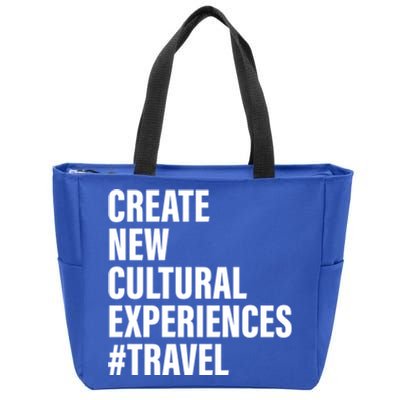 Create New Cultural Experiences Gift Zip Tote Bag