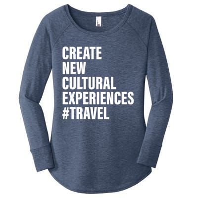 Create New Cultural Experiences Gift Women's Perfect Tri Tunic Long Sleeve Shirt