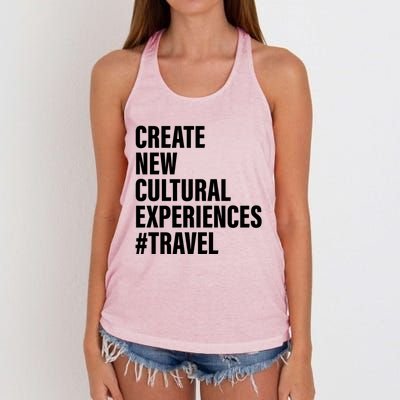 Create New Cultural Experiences Gift Women's Knotted Racerback Tank