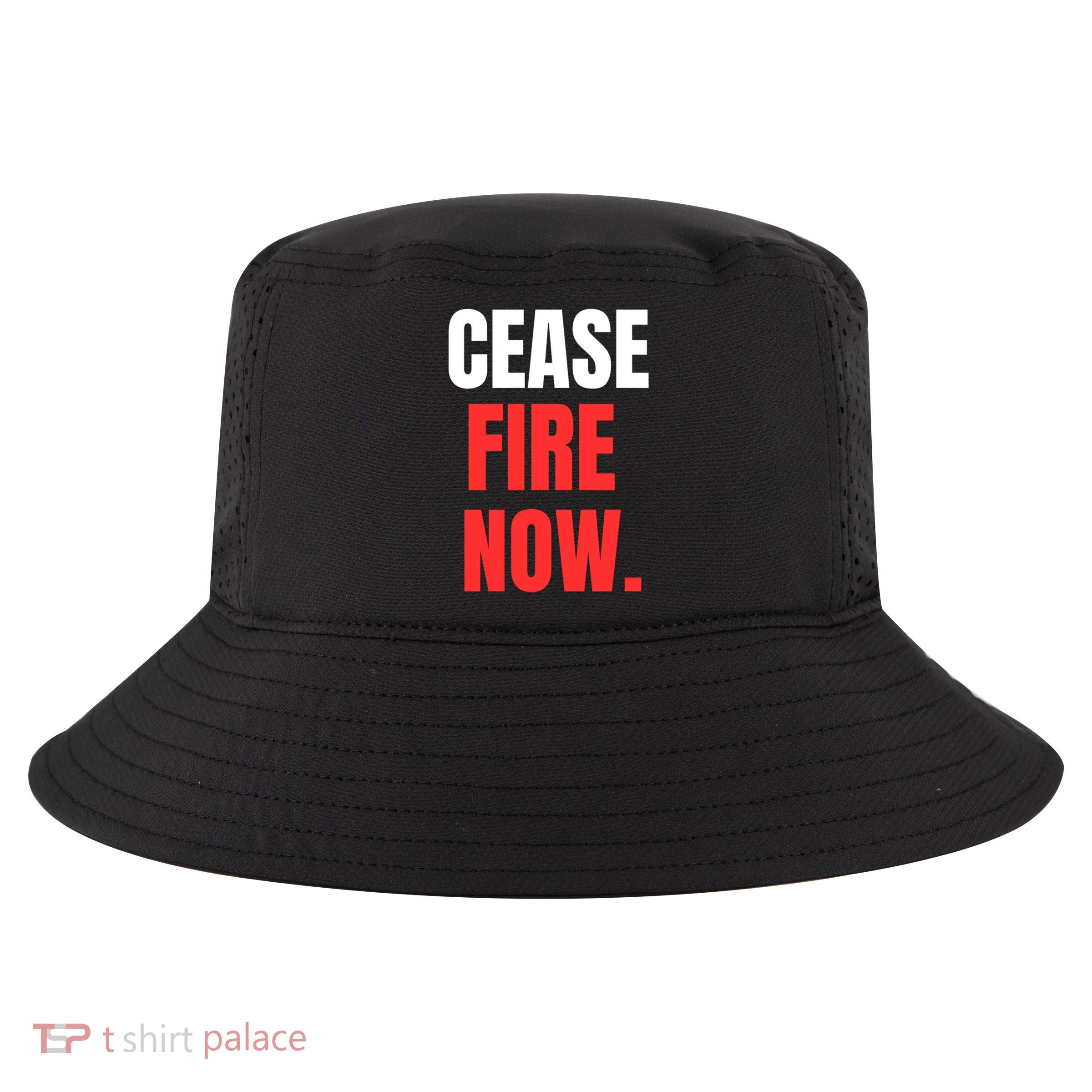 Ceasefire Now Cool Comfort Performance Bucket Hat