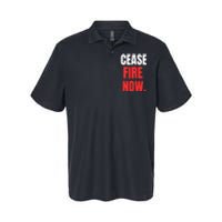 Ceasefire Now Softstyle Adult Sport Polo