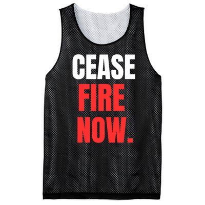 Ceasefire Now Mesh Reversible Basketball Jersey Tank