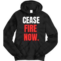 Ceasefire Now Tie Dye Hoodie