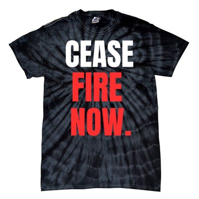 Ceasefire Now Tie-Dye T-Shirt