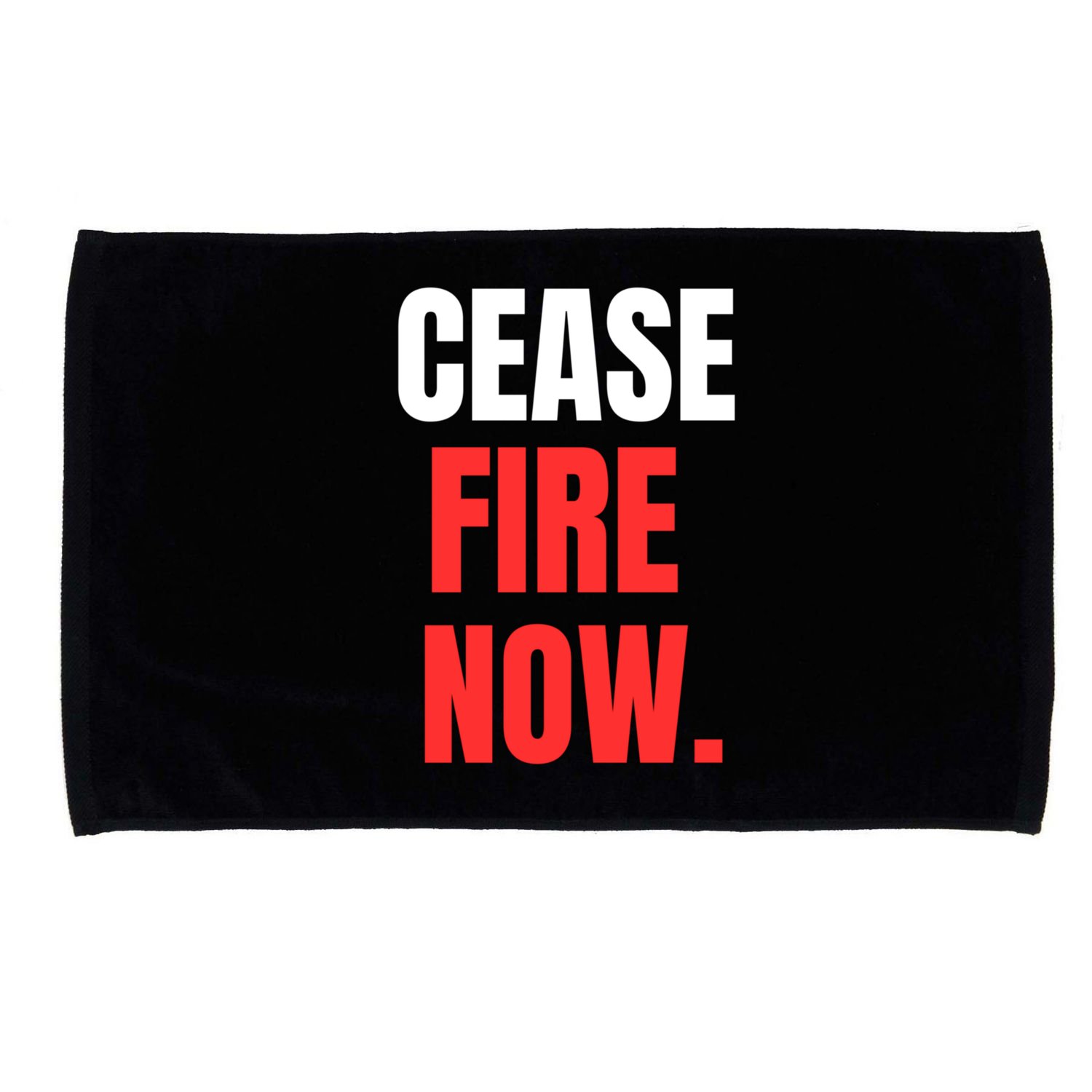 Ceasefire Now Microfiber Hand Towel