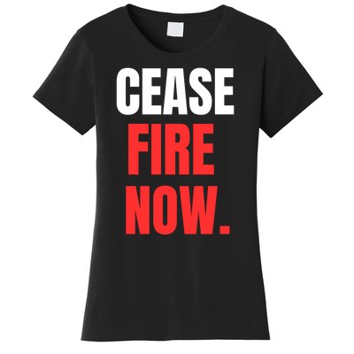 Ceasefire Now Women's T-Shirt