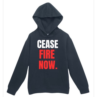 Ceasefire Now Urban Pullover Hoodie