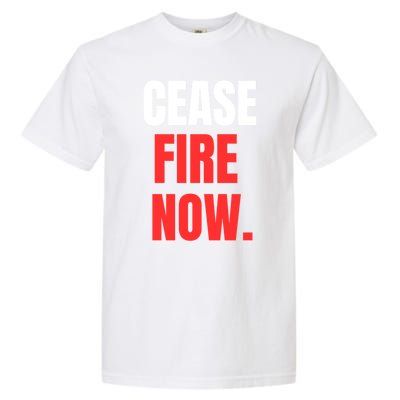 Ceasefire Now Garment-Dyed Heavyweight T-Shirt