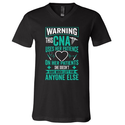 CNA Nurse Certified Nursing Assistance V-Neck T-Shirt