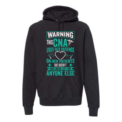 CNA Nurse Certified Nursing Assistance Premium Hoodie