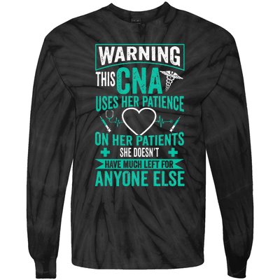 CNA Nurse Certified Nursing Assistance Tie-Dye Long Sleeve Shirt