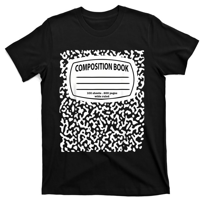 Composition Notebook Costume Matching Group Halloween T-Shirt