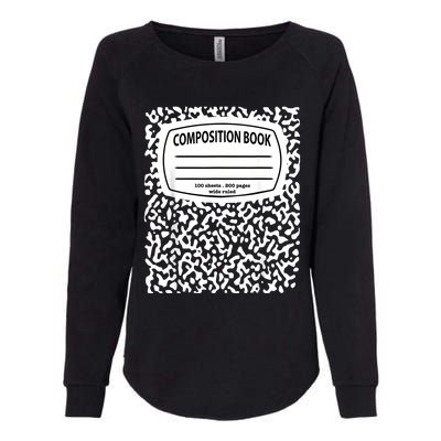 Composition Notebook Costume Matching Group Halloween Womens California Wash Sweatshirt